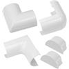 D-Line CLOAP5025W Accessori a Scatto - Canalina = 50mm (Larghezza) x 25mm (Altezza) - Bianco