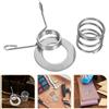 Reusable Stainless Steel Spring Clips and Gaskets for Coffee Machine Cup Sealing