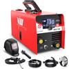 VECTOR WELDING MIG 130A Saldatrice a Filo Continuo No Gas - Inverter Saldatore Portatile 3 in 1