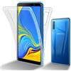Cadorabo Custodia per Samsung Galaxy A7 2018 360 Full Body TPU Protettiva Protezione