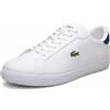 Lacoste Powercourt - Sneakers In Pelle Bianco - Uomo Scarpe Sneakers