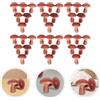 50 Pcs Funghi Decorativi Oggetti Di Scena Cibo Finto Fungo Artificiale