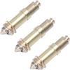 Golden Brass Push Plug Bolt Durable Basin Sink Drain Stopper Replacement