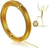 Sugeru Diy Filo di Alluminio Modellabile-1mm X 28m, Filo di Ferro per Bigiotteria Trico