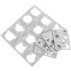 13Pcs DIY Wool Felting Mold Kit Light Grey Needle Felt Craft Tool for Beginners