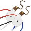 No Interruttore Luci Ventilatore un Soffitto 2 Pezzi ZingEar ZE-208S E89885 In8320
