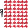No 100PZ Rosso RJ45 Port Ethernet LAN Hub Dust Cover Plug Blockout Protector6336