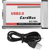 No Adattatore per Scheda da PCMCIA un USB 2.0 CardBus Dual 2 Porte 480M per Co6789