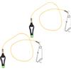 No 2 Pezzi Grip Plus Line Release, 17 Pollici Downrigger Release Stacker Clip8481