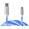‎Oniverse Oniverse Cable USB LED, USB-A a Micro, Compatible con PS4 Pro Slim PS3 Xbox One