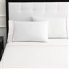 Kate Spade New York Set di lenzuola per letto king size, 300 fili e 100% cotone, per tutte le stagioni, 4 pezzi, lavabile in lavatrice, bianco e rosa