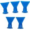 Silicagel 5x Accessori Forma Onda Silicone Cono Calafataggio Ricambio Ugello Piatto