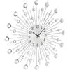 Relaxdays Orologio da parete silenzioso 50 cm Orologio decorativo Orologio tondo 0,6 kg