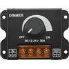 No Regolatore Luce LED DC 12-24V 30A / con Interruttore un Manopo7934