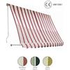 San Giorgio Tenda da sole a caduta senza cassonetto da Balcone per soffito parete 3 x 2,5 MT