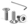 Tunejoy Viti a Testa Svasata M4 x 12 mm Vite Torx Bullone a Macchina in