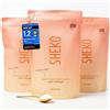 SHEKO Collagene Idrolizzato in Polvere - Bovino Tipo 1, 2 e 3 - 3x 450 g