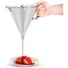 Royal Catering Imbuto Dosatore In Acciaio Inox 2 Litri Con 3 Punte Dosatrici 19 4 Cm Apertura