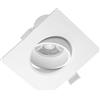 GTV Lighting Lampada LED Volare Quadrato Alluminio - Incasso - 10,4 x 10,4 cm - 800 lumen IP 20