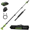Greenworks 24V Motosega Telescopica Senza Spazzole, 20m/s, Lama 20cm, Auto-Olio, Potatura, incl. Batteria 3Ah & Caricabatterie 65W