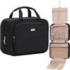 NISHEL Beauty case da viaggio da donna, organizer da appendere per trucco