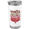 Electricity Enthusiast Works Power Grids Preferito Cliente Griglia Elettrica Appassionato Bicchiere termico in acciaio inox doppia parete