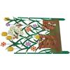 Reusable Iron Fence Decorative Border for Garden Flower Bed Lawn Use