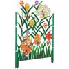 Reusable Iron Fence Decorative Border for Garden Flower Bed Lawn Use