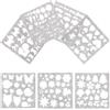Silver Wool Felting Mold Kit Durable DIY Needle Felting Applique Templates