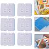 16Pcs Reusable Transparent Frosted Plastic Book Covers Self-Adhesive Protective