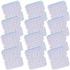16Pcs Reusable Transparent Frosted Plastic Book Covers Self-Adhesive Protective