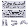 DIY Rustic Wooden Wall Art Plaque Assorted Color Wooden Wall Hanging Ornament