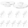Silicone Nose Pads for Eyewear 10Pairs Transparent Soft Cushion Replacement