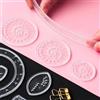 Set giocattoli divertente ed educativo stencil spirografo con ingranaggi ad for