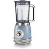 Ariete Frullatore Vintage 583 vetro 1,5L 4 Lame Inox 4 Velocità 1000W Celeste
