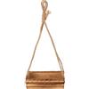 Chic Wall-Mounted Wooden Flower Box Reusable Hanging Floral Art Storage