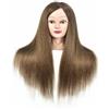 MIAOMANZI Testa di manichino con capelli umani al 100%, professionale, da parrucchiere, te
