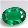 Senza marchio Smeraldo colombiano MUZO naturale non riscaldato certificato 10x14 mm pietra ...