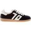 BACK 70 BACK 7O scarpe donna Sneaker Cloud Star in velluto nero Black Butter con strass