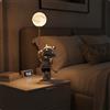 Statuetta Astronauta con Lampada Moderna Proiettore con Telecomando Decorativa