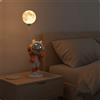 Statuetta Astronauta con Lampada Moderna Proiettore con Telecomando Decorativa