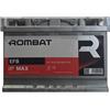 ROMBAT BATTERIA START STOP ROMBAT 70 AH AMPERE 760A 12V POSITIVO DESTRA 278X175X190