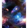 Carta Parati Adesiva Mobili Blu Cielo Stellato Pellicola Armadio Muro 44x10m