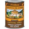 veleca VERNICE TRASPARENTE CERATA SATINATA PER LEGNO SINTIVAL DA ESTERNO 1 LT VELECA