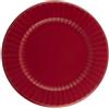 Givi Sottopiatti Natalizi Piani Rosso Rubino in Cartoncino ø 33cm 6 pz - GIVI - Feste