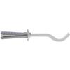 Fischer TF/125 B Staffe per Radiatore in ghisa, per Fissaggio di Termosifoni, 2 pezzi, Lunghezza 125 mm