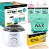 Mylee Kit professionale completo per ceretta + Scaldacera, Perle di cera dura 50