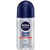Nivea Desodorante Roll On 50ml Men Silver Protect