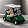 Orologio a Forma di Golf Cart in Miniatura Soprammobile Multifunzione per Studio