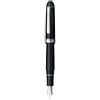 PLATINUM Penna stilografica giapponese #3776 Century Rhodium Laurel Green F/verde, 0,28-0,34 mm, realizzata a mano, pennino in oro 14 carati, con confezione regalo, penna stilografica